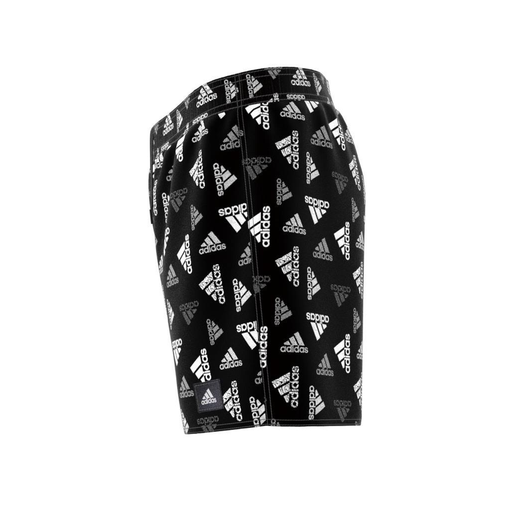 Kids Logo Print Clx Swim Shorts, Black, A901_ONE, large image number 7