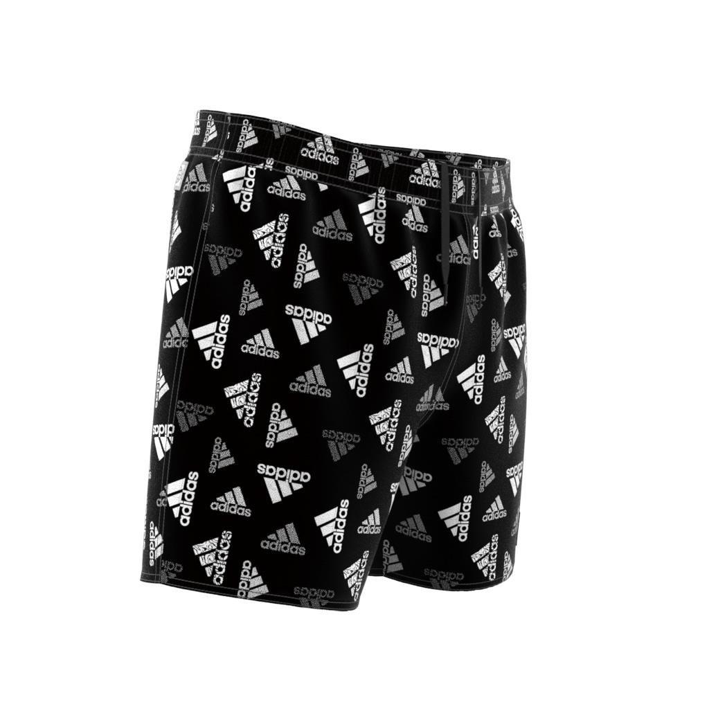 Kids Logo Print Clx Swim Shorts, Black, , large image number 9