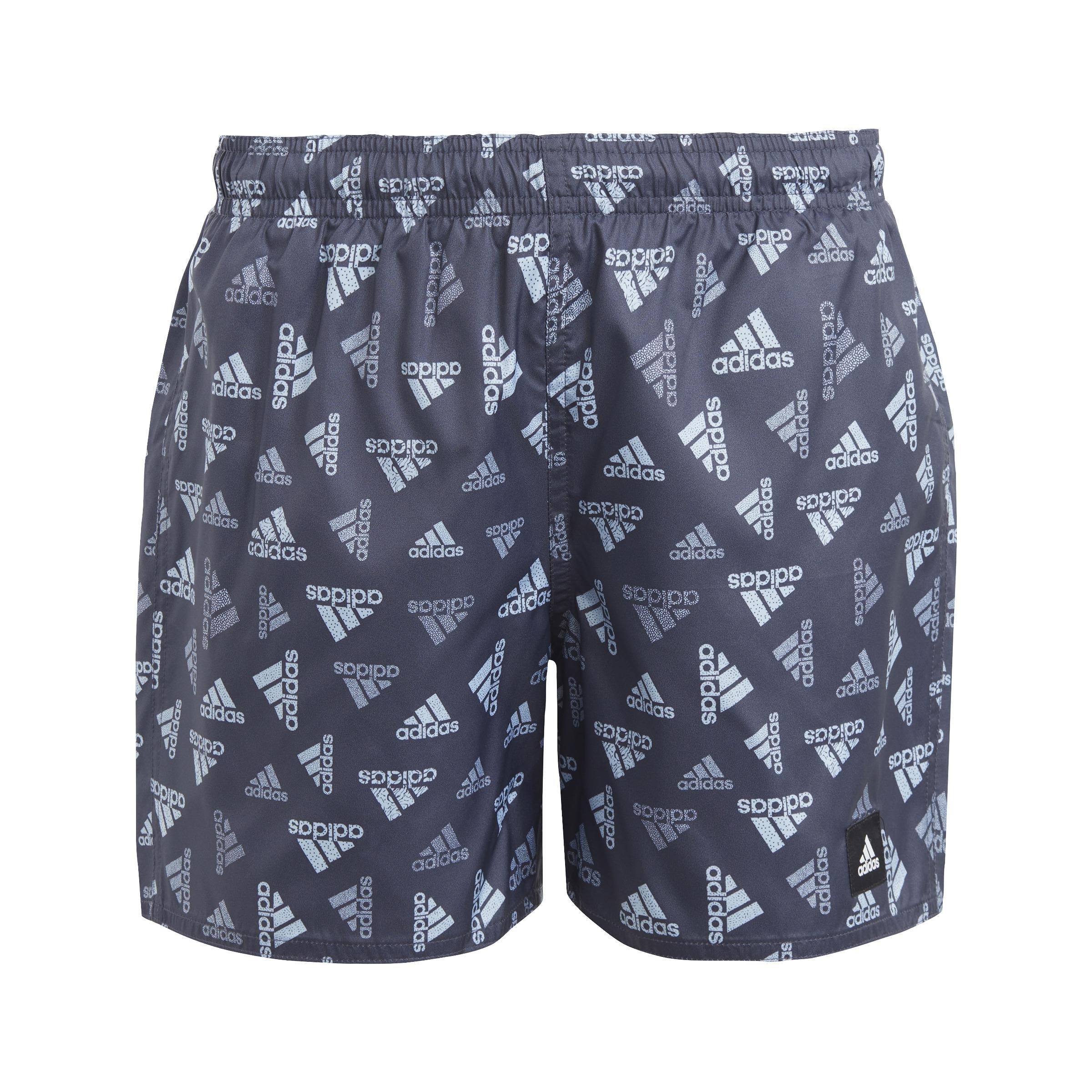 Logo Print CLX Swim Shorts, Blue, A901_ONE, large image number 1