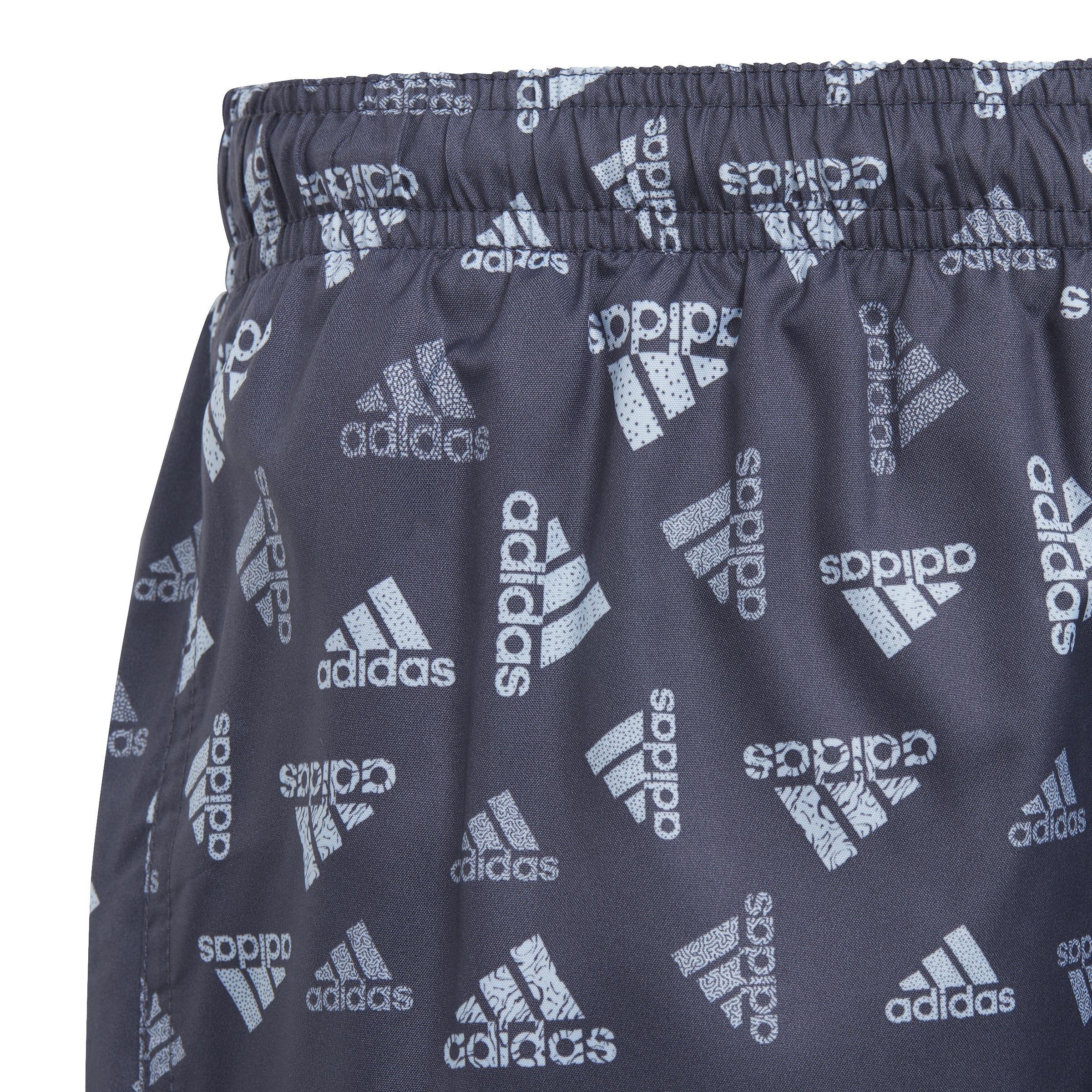 Kids Logo Print CLX Swim Shorts, Blue, , large image number 5