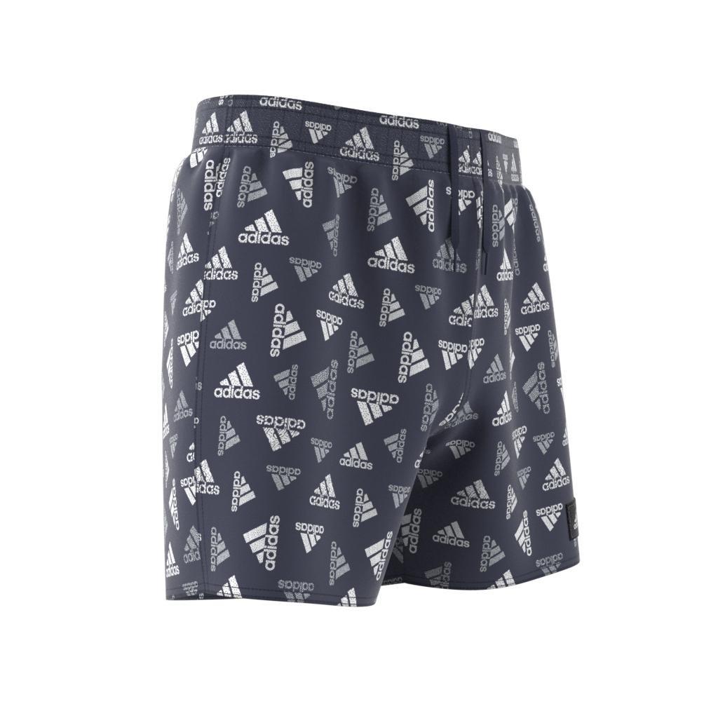 Kids Logo Print CLX Swim Shorts, Blue, , large image number 7