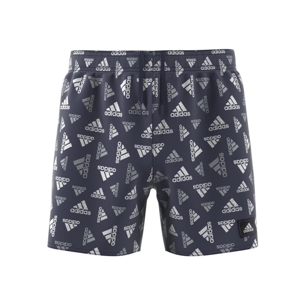 Kids Logo Print CLX Swim Shorts, Blue, , large image number 9