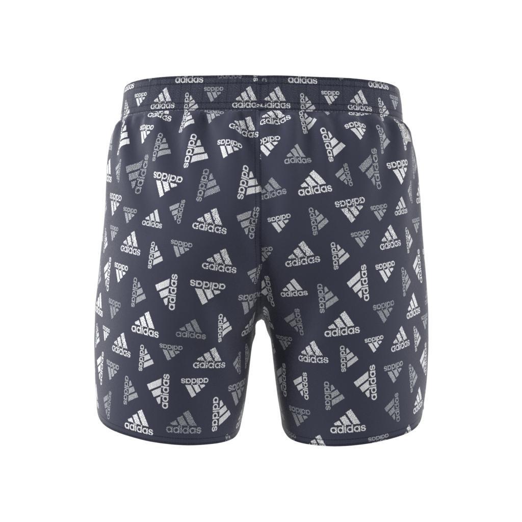 Kids Logo Print CLX Swim Shorts, Blue, , large image number 12