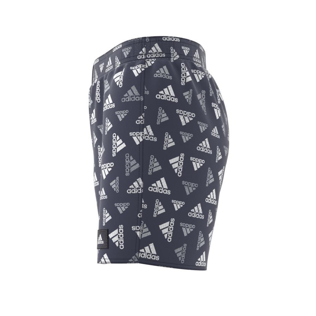 Kids Logo Print CLX Swim Shorts, Blue, , large image number 13