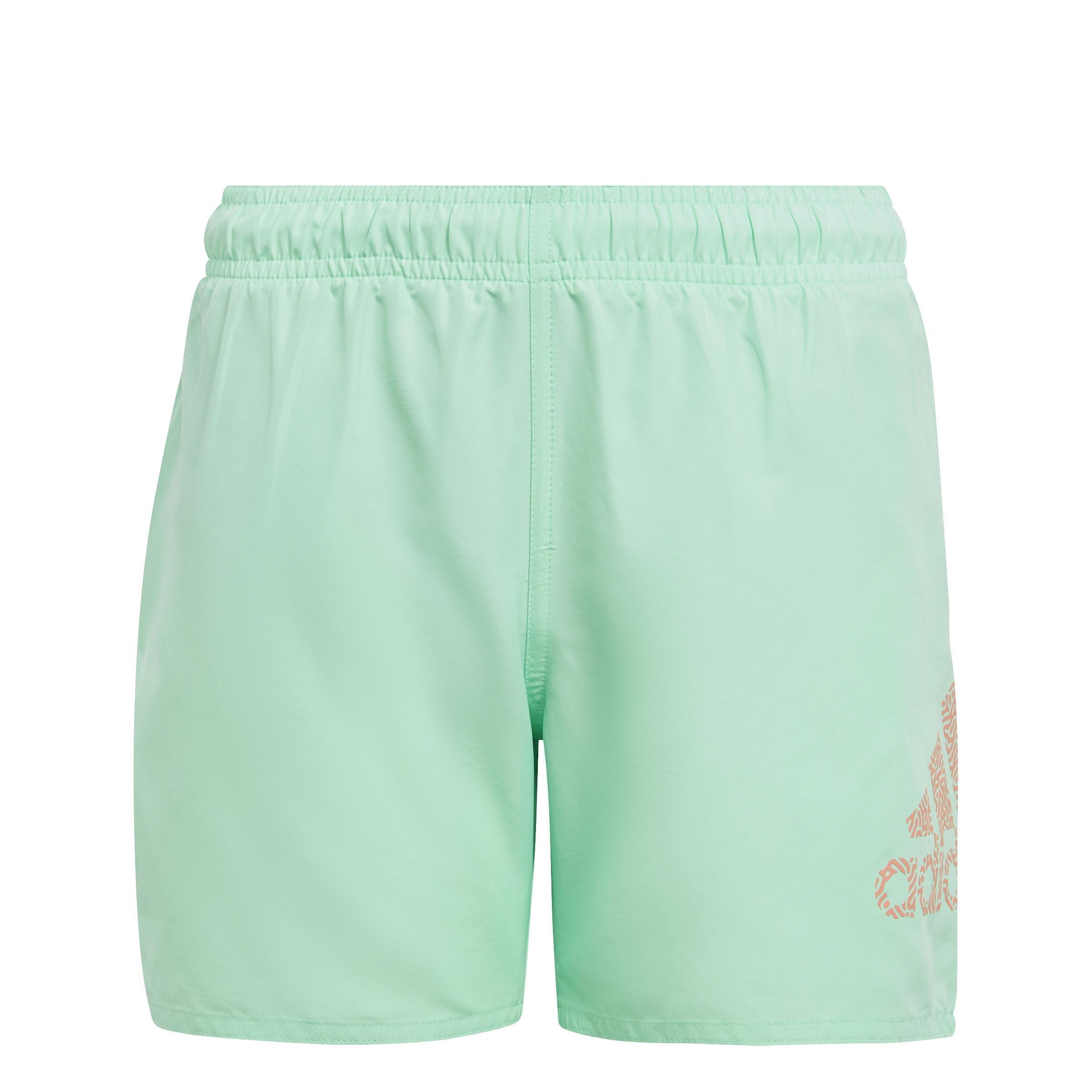 Kids Logo CLX Swim Shorts, Green, A901_ONE, large image number 0