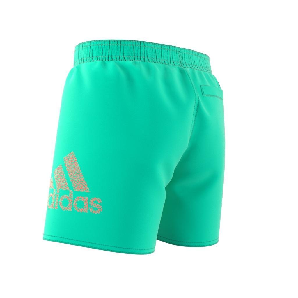 Kids Logo CLX Swim Shorts, Green, A901_ONE, large image number 13