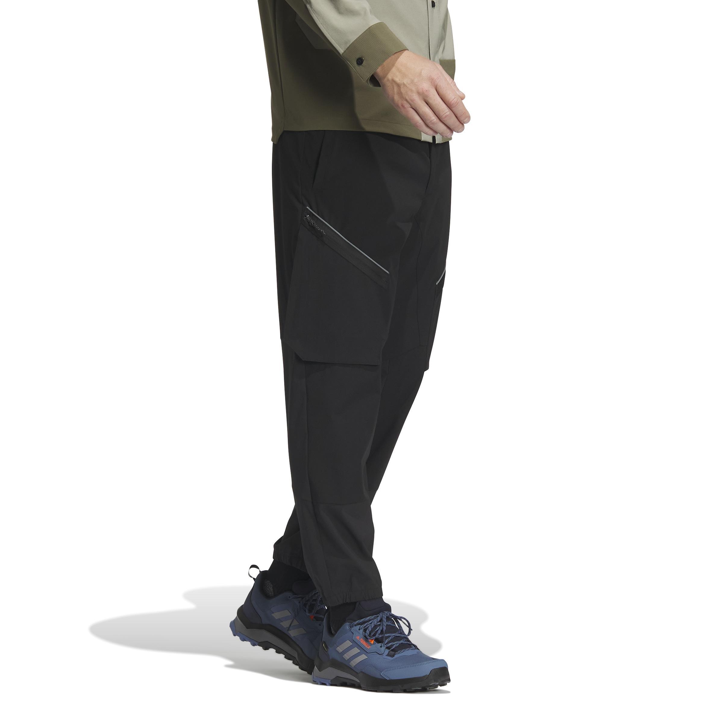 Utilitas Cargo Trousers, Black, A901_ONE, large image number 6