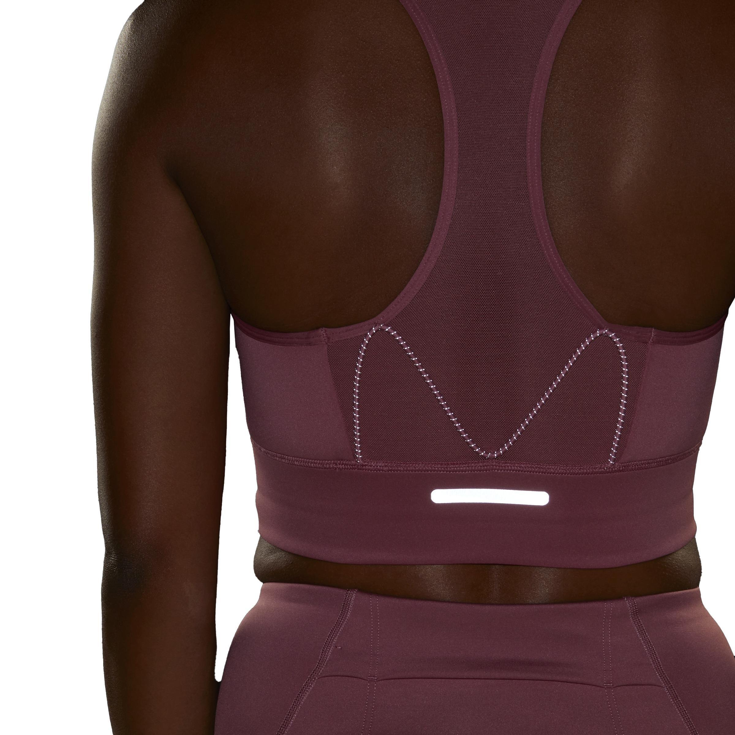 Medium-Support Running Pocket Bra, Pink, , large image number 8