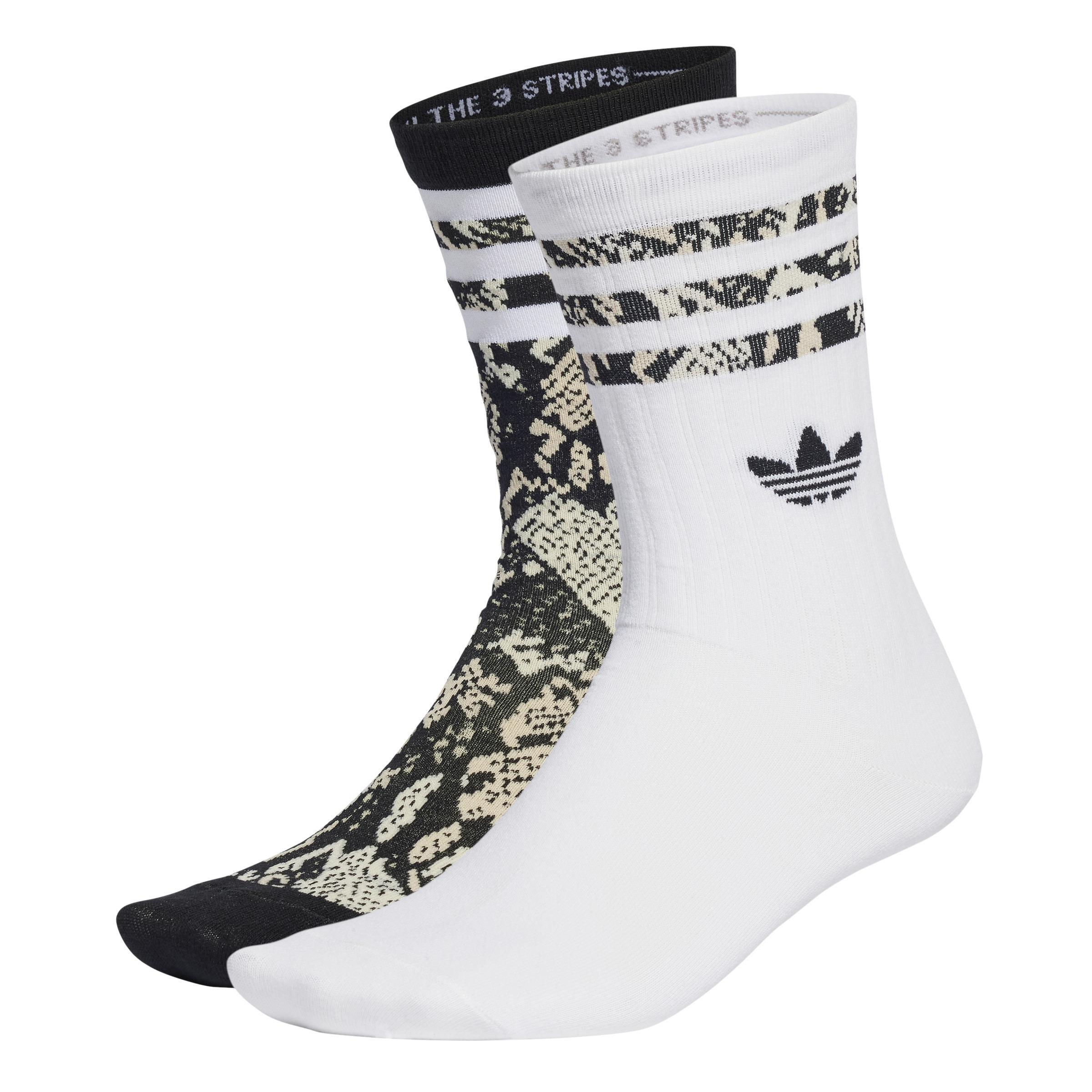 Snake Graphic Crew Socks 2 Pairs, Multicolour, , large image number 0