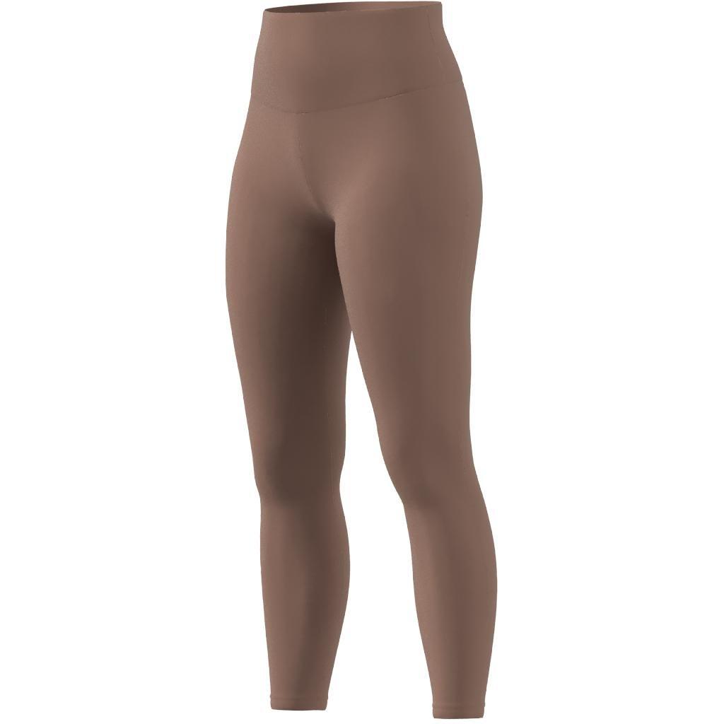 Yoga Essentials High-Waisted Leggings, Brown, A901_ONE, large image number 10