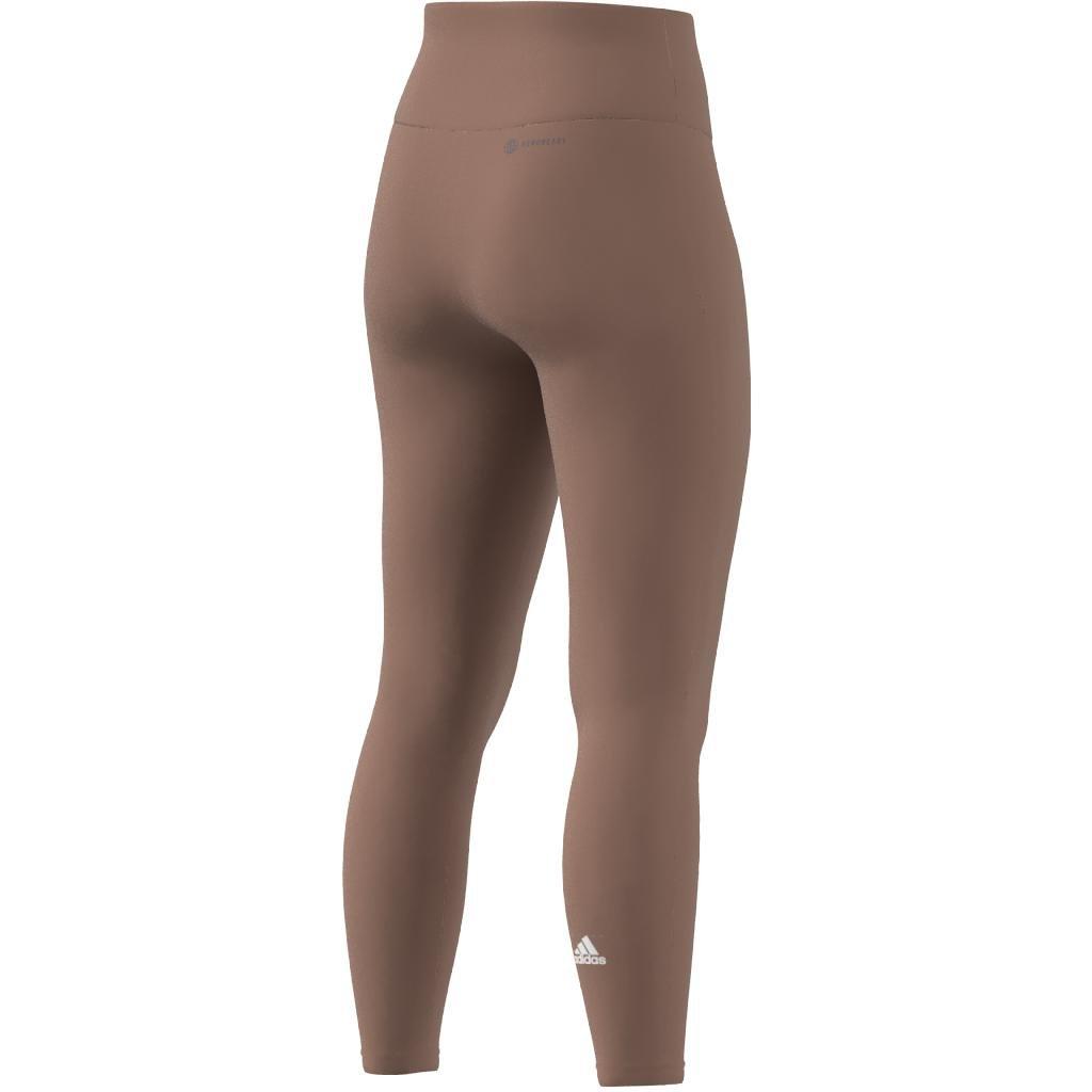 Yoga Essentials High-Waisted Leggings, Brown, , large image number 12
