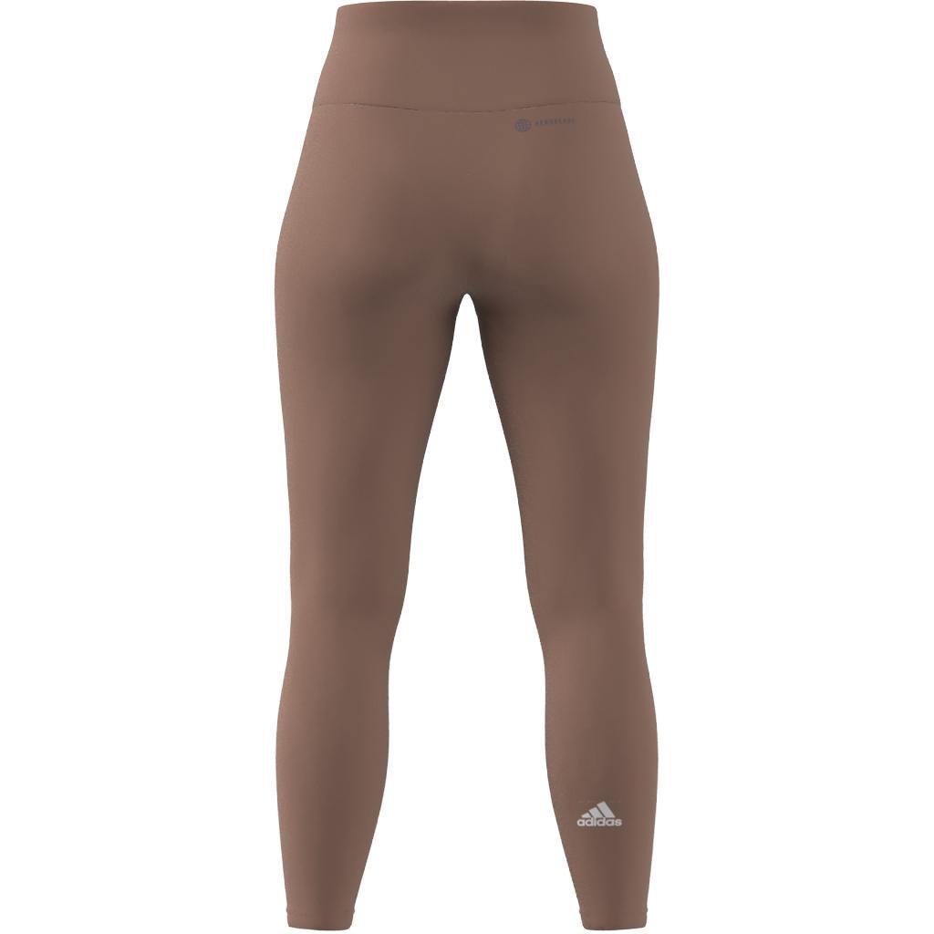 Yoga Essentials High-Waisted Leggings, Brown, A901_ONE, large image number 13