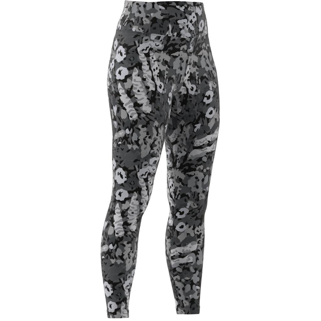 Train Essentials Printed High-Waisted 7/8 Leggings, Grey, A901_ONE, large image number 8