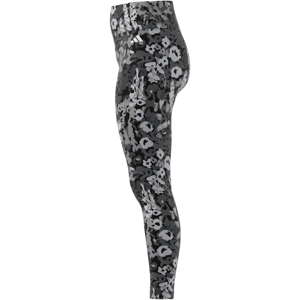 Train Essentials Printed High-Waisted 7/8 Leggings, Grey, A901_ONE, large image number 9