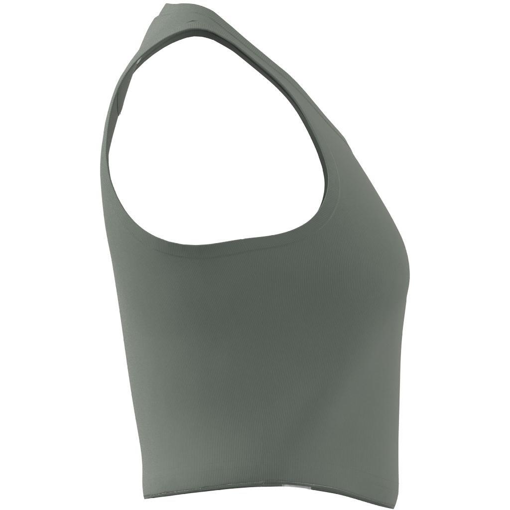 Lounge Rib Tank Top, Green, A901_ONE, large image number 12