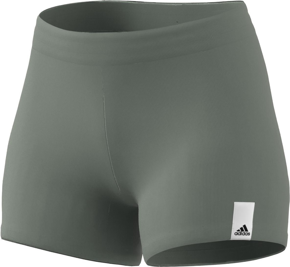 Lounge Rib Booty Shorts, Green, A901_ONE, large image number 3