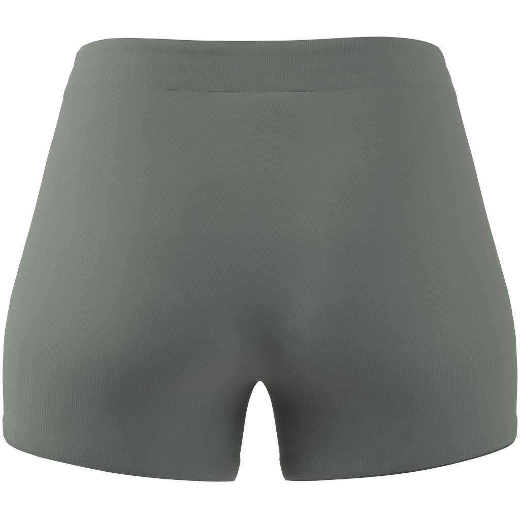 Lounge Rib Booty Shorts, Green, A901_ONE, large image number 6