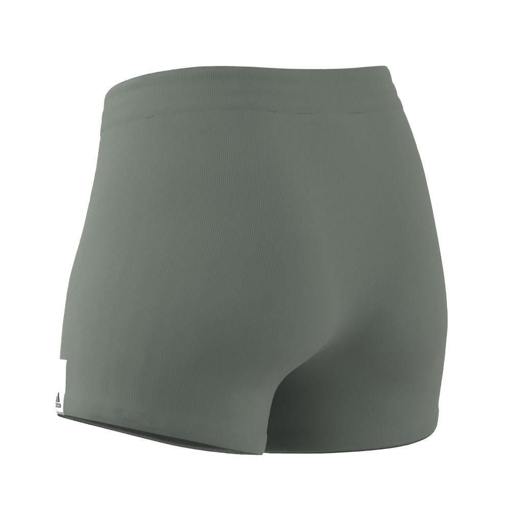 Lounge Rib Booty Shorts, Green, A901_ONE, large image number 9