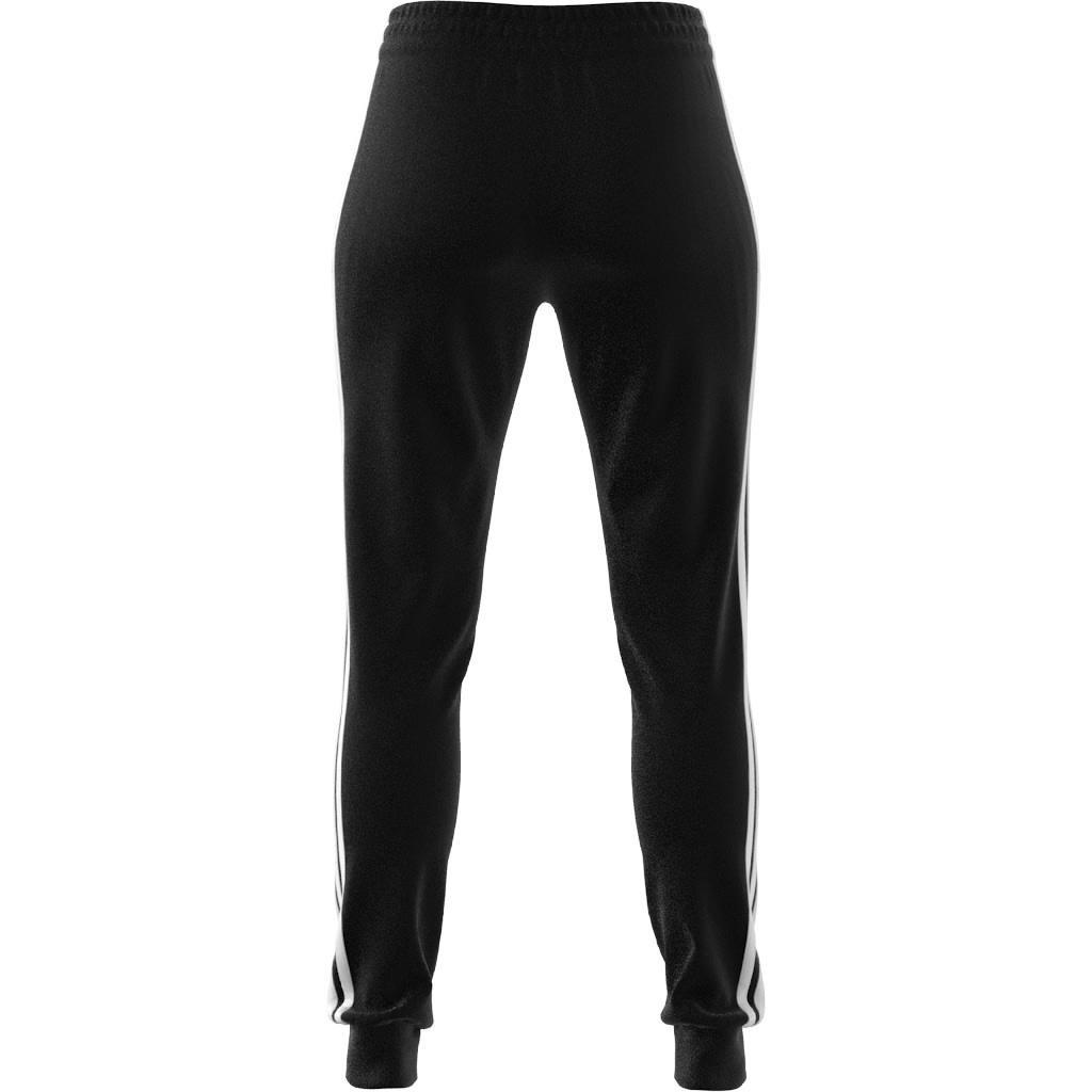 Essentials 3-Stripes French Terry Cuffed Joggers, Black, , large image number 5