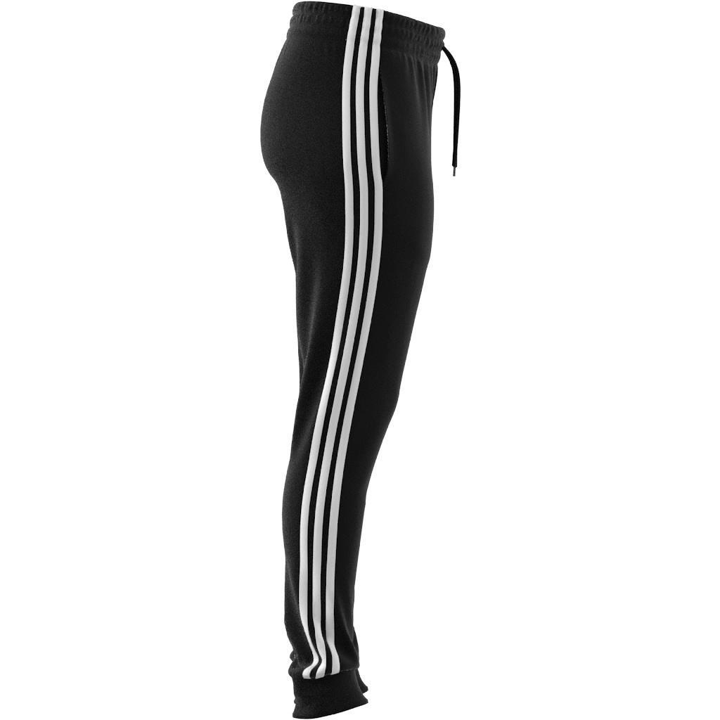 Essentials 3-Stripes French Terry Cuffed Joggers, Black, , large image number 6
