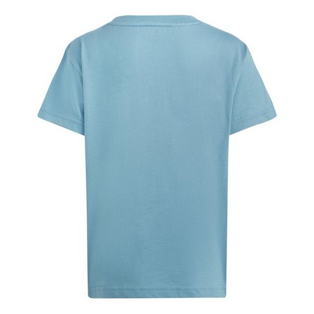 Unisex Kids Adicolor Trefoil T-Shirt, Blue, A901_ONE, large image number 2