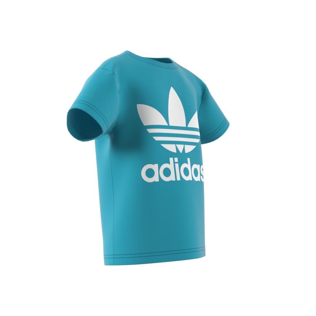Unisex Kids Adicolor Trefoil T-Shirt, Blue, A901_ONE, large image number 8