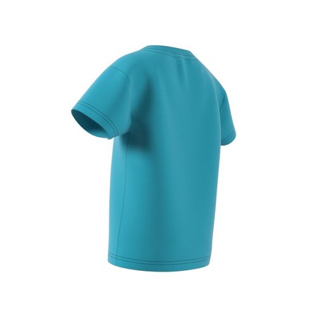 Unisex Kids Adicolor Trefoil T-Shirt, Blue, A901_ONE, large image number 9