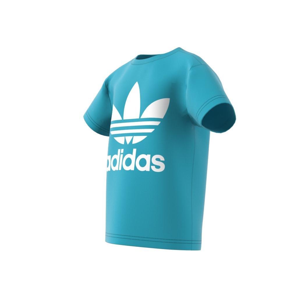 Unisex Kids Adicolor Trefoil T-Shirt, Blue, A901_ONE, large image number 12