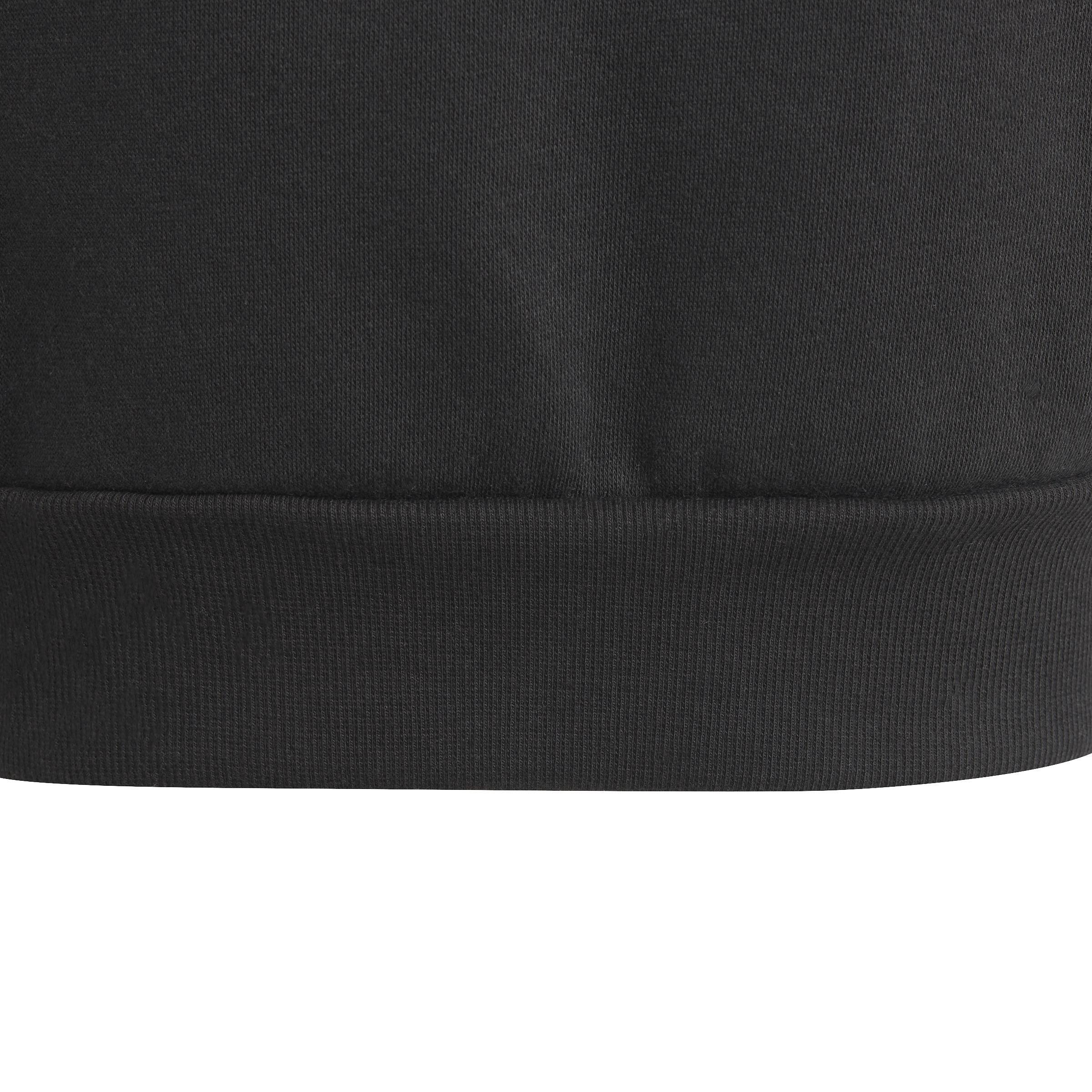 Unisex Kids Essentials 3-Stripes Zip Hooded Jacket, Black, A901_ONE, large image number 6