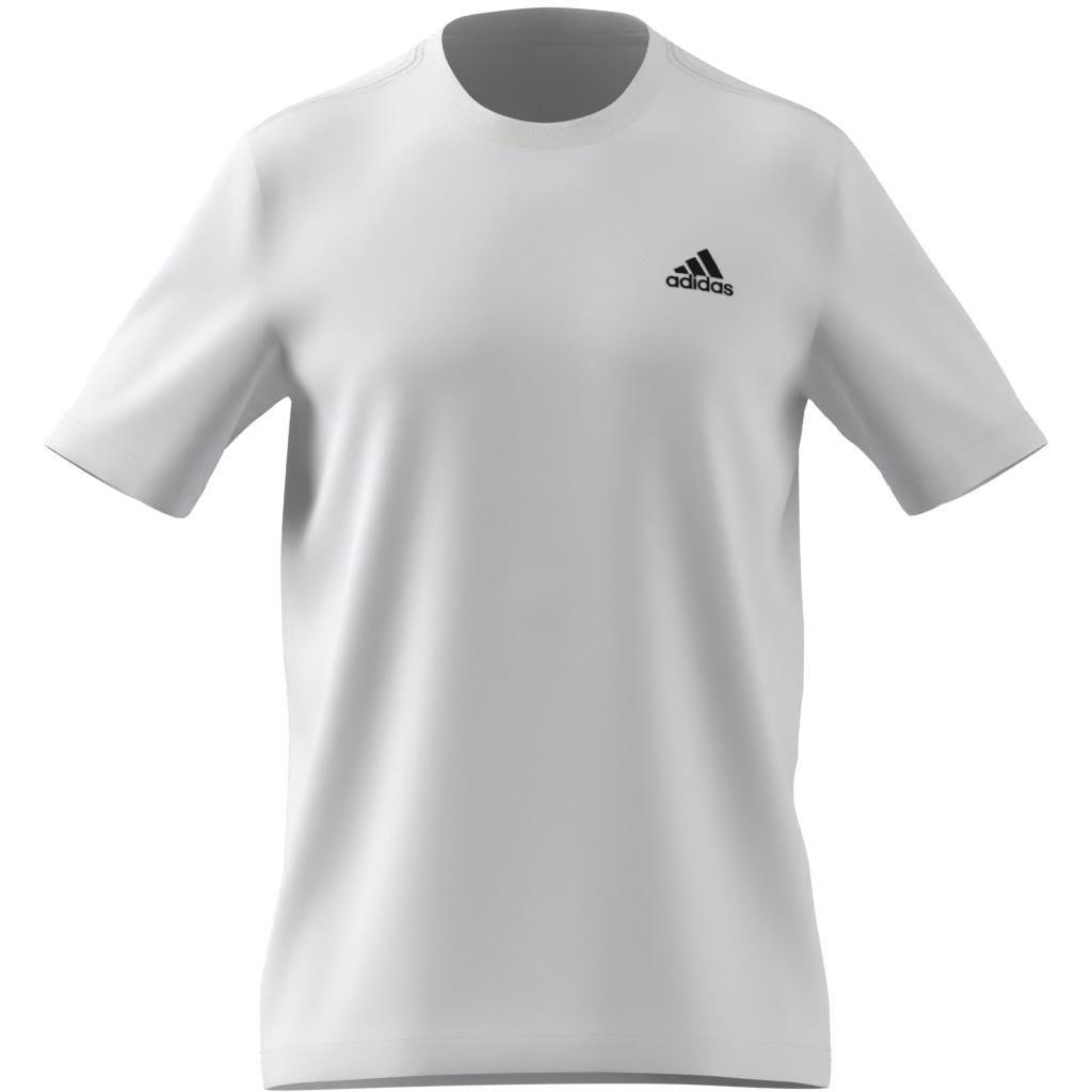 Essentials Single Jersey Embroidered Small Logo T-Shirt, White, A901_ONE, large image number 7