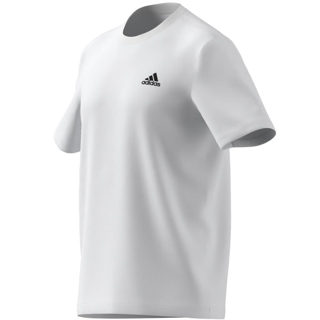 Essentials Single Jersey Embroidered Small Logo T-Shirt, White, A901_ONE, large image number 9