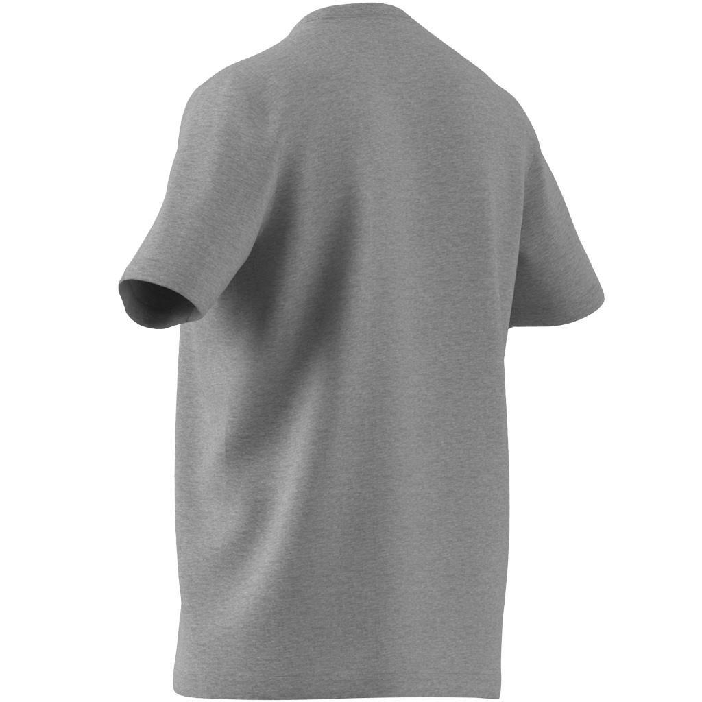 Essentials Single Jersey Embroidered Small Logo T-Shirt, Grey, , large image number 3