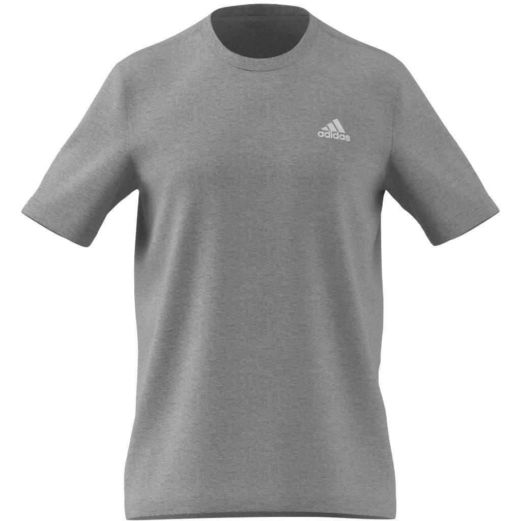 Essentials Single Jersey Embroidered Small Logo T-Shirt, Grey, , large image number 4