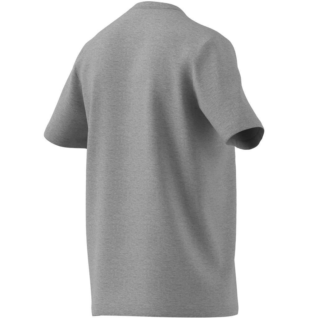 Essentials Single Jersey Embroidered Small Logo T-Shirt, Grey, , large image number 5