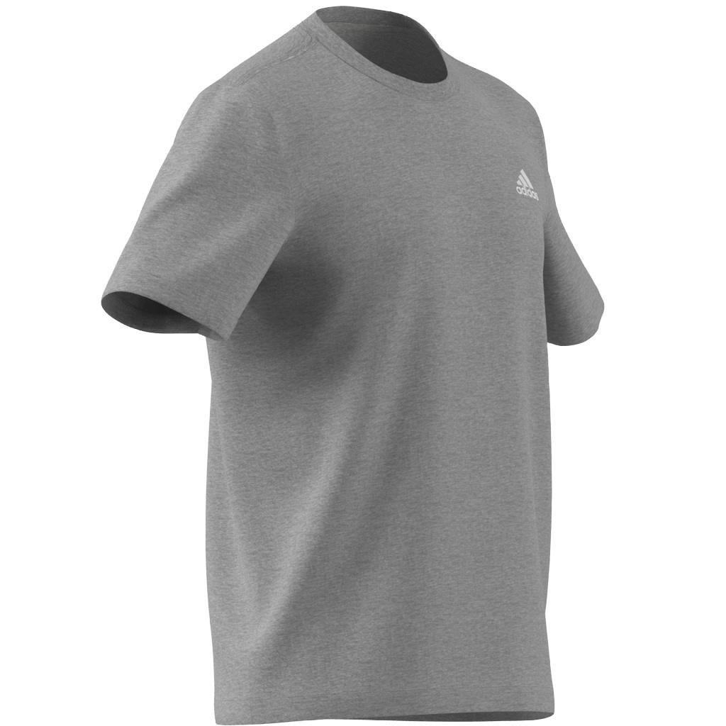 Essentials Single Jersey Embroidered Small Logo T-Shirt, Grey, , large image number 7