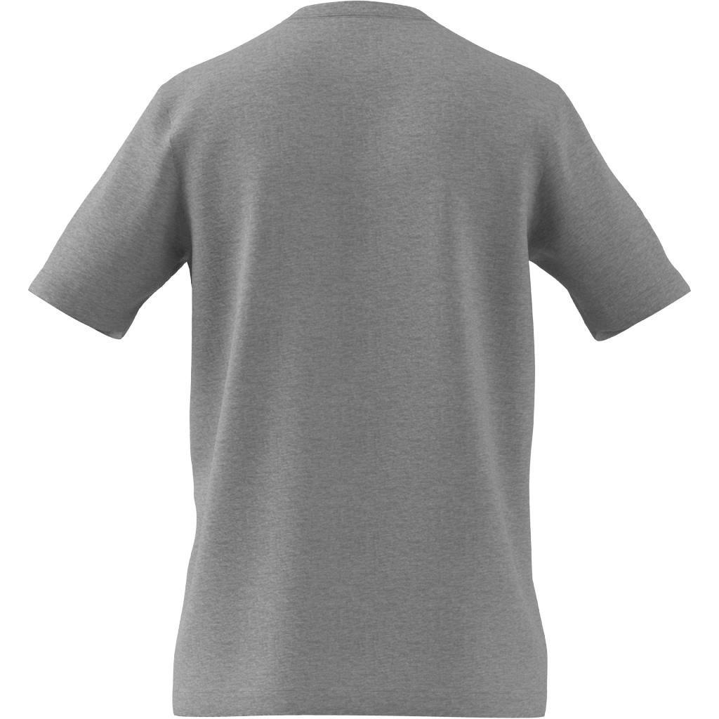 Essentials Single Jersey Embroidered Small Logo T-Shirt, Grey, , large image number 8