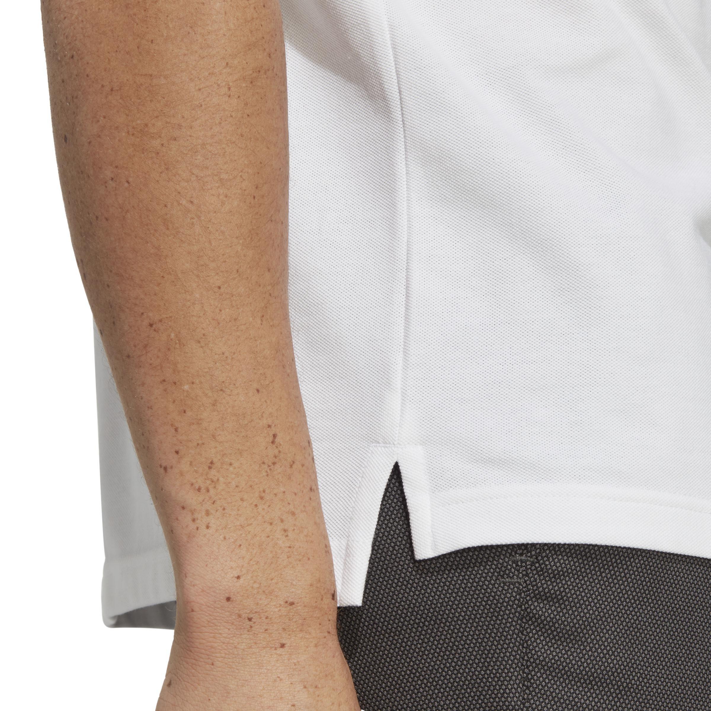 Essentials Pique Small Logo Polo Shirt, White, A901_ONE, large image number 6