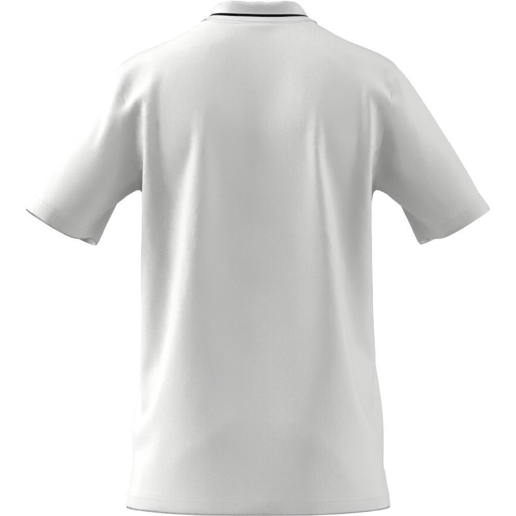 Essentials Pique Small Logo Polo Shirt, White, A901_ONE, large image number 10