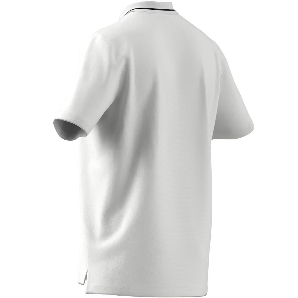 Essentials Pique Small Logo Polo Shirt, White, A901_ONE, large image number 12