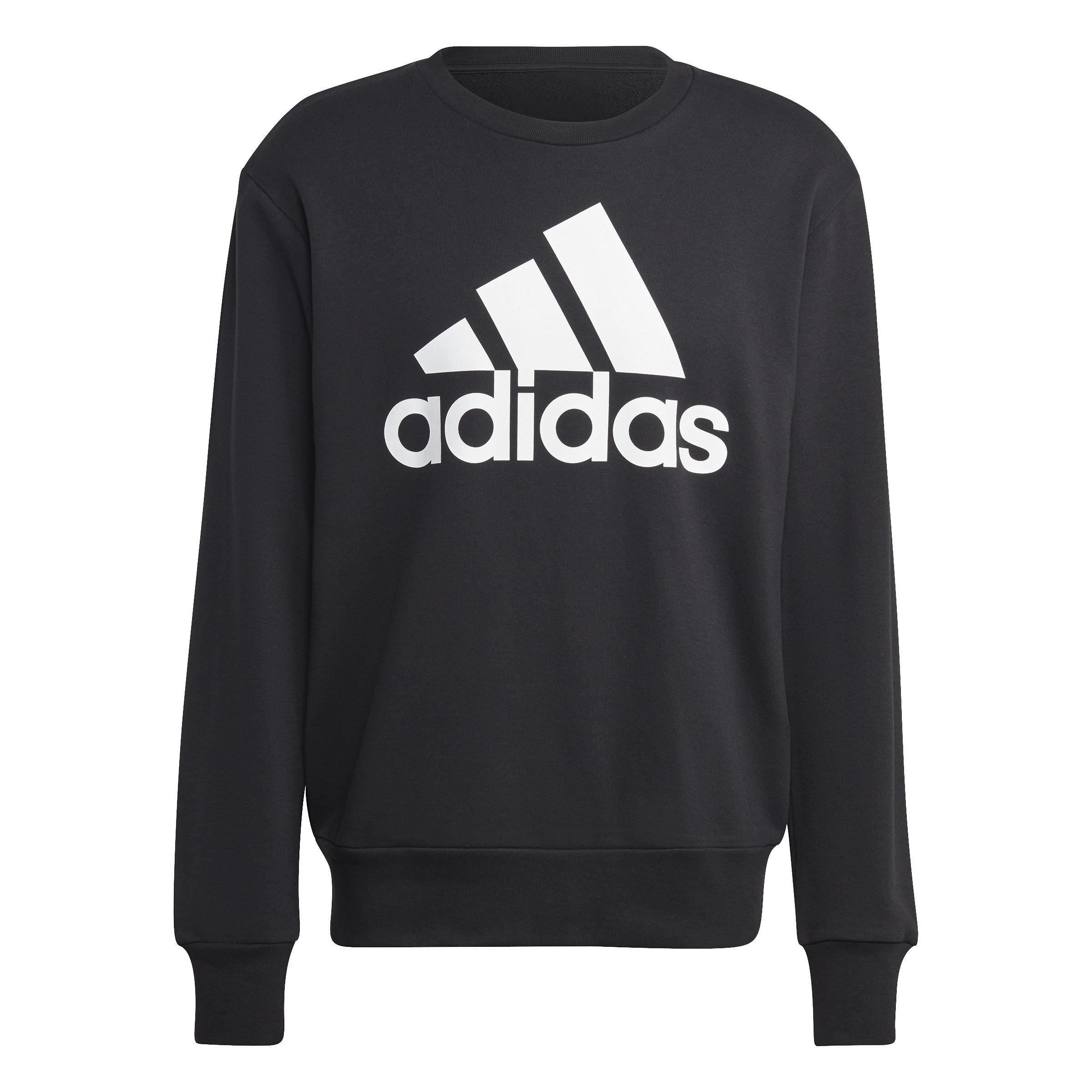 Sweat 3s fl basique logo brodé noir homme - Adidas