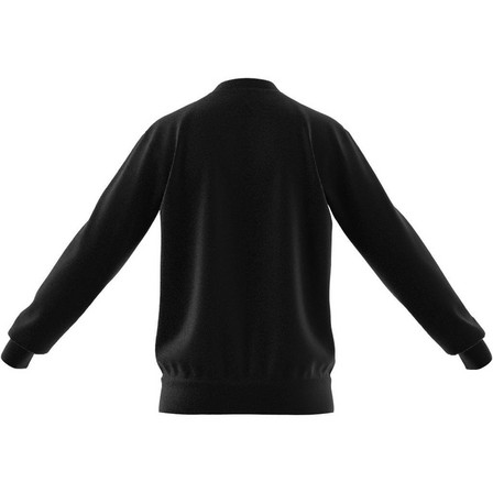 Men Essentials French Terry Big Logo Sweatshirt, Black, A901_ONE, large image number 7