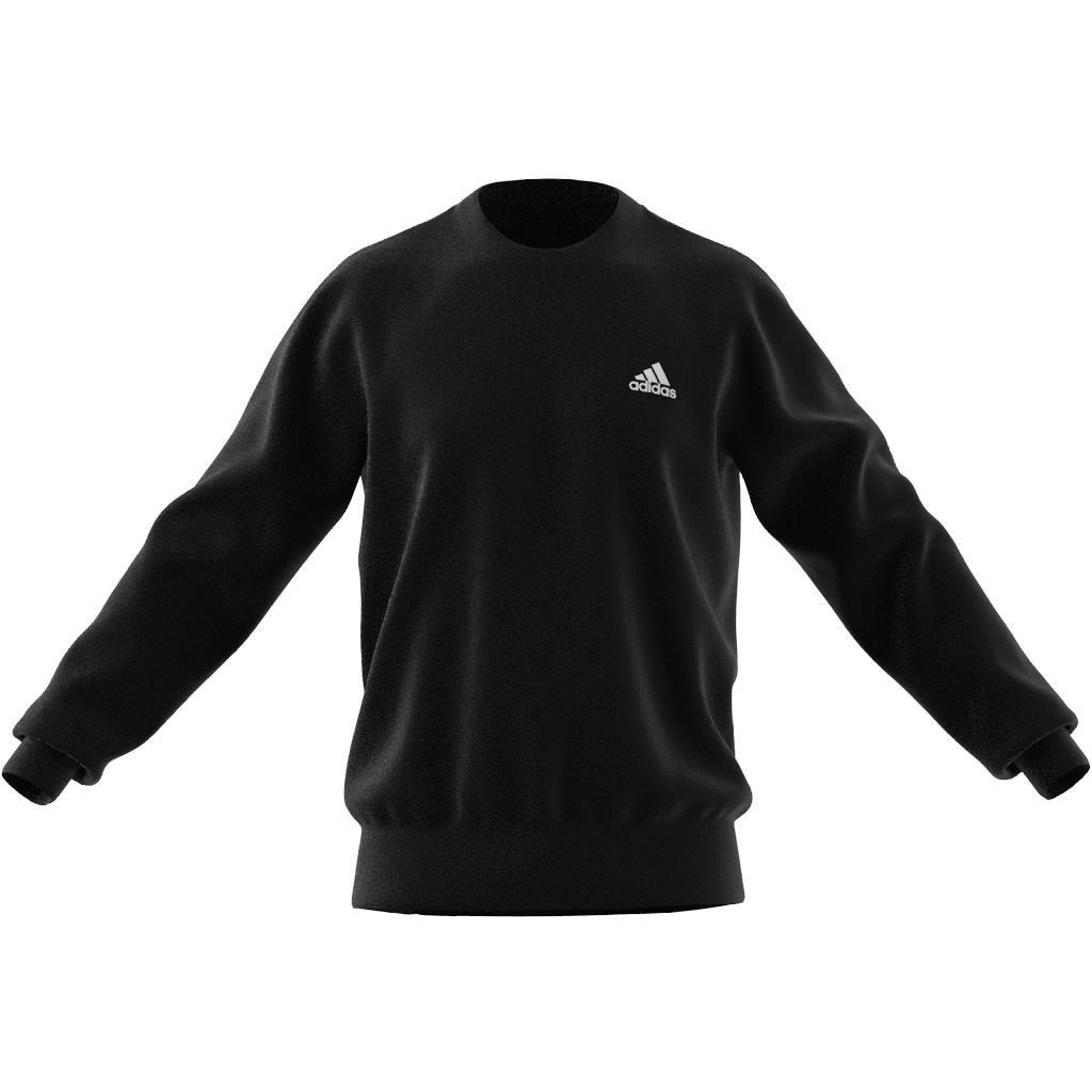 Essentials French Terry Embroidered Small Logo Sweatshirt, Black, A901_ONE, large image number 14