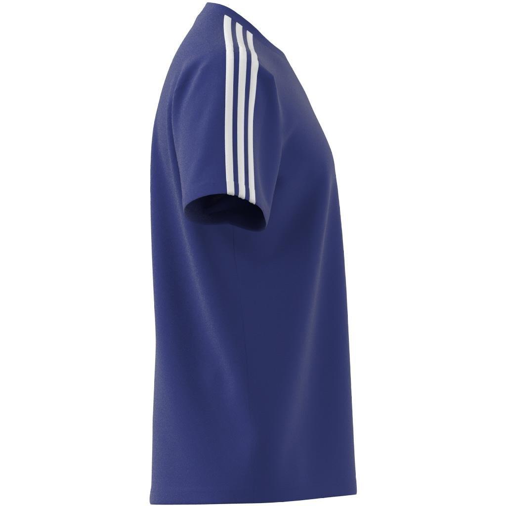 Essentials Single Jersey 3-Stripes T-Shirt, Blue, A901_ONE, large image number 11