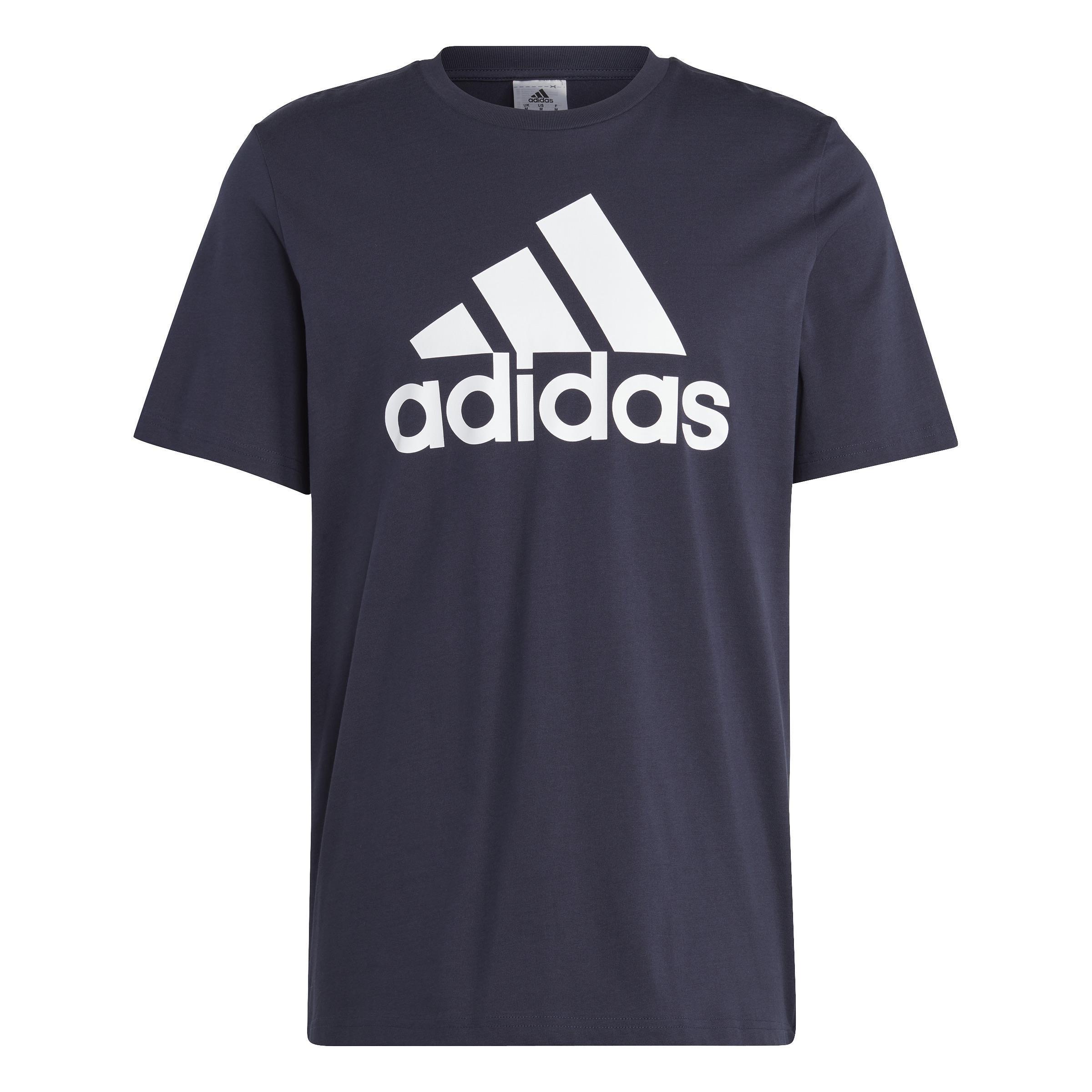 Essentials Single Jersey Big Logo T-Shirt, Blue, A901_ONE, large image number 0