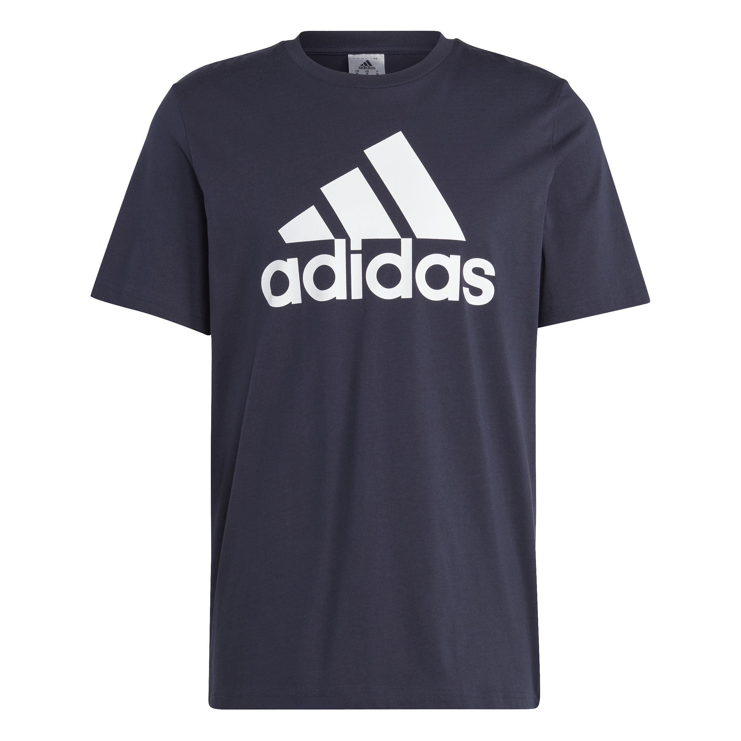 Essentials Single Jersey Big Logo T-Shirt, Blue, A901_ONE, large image number 1