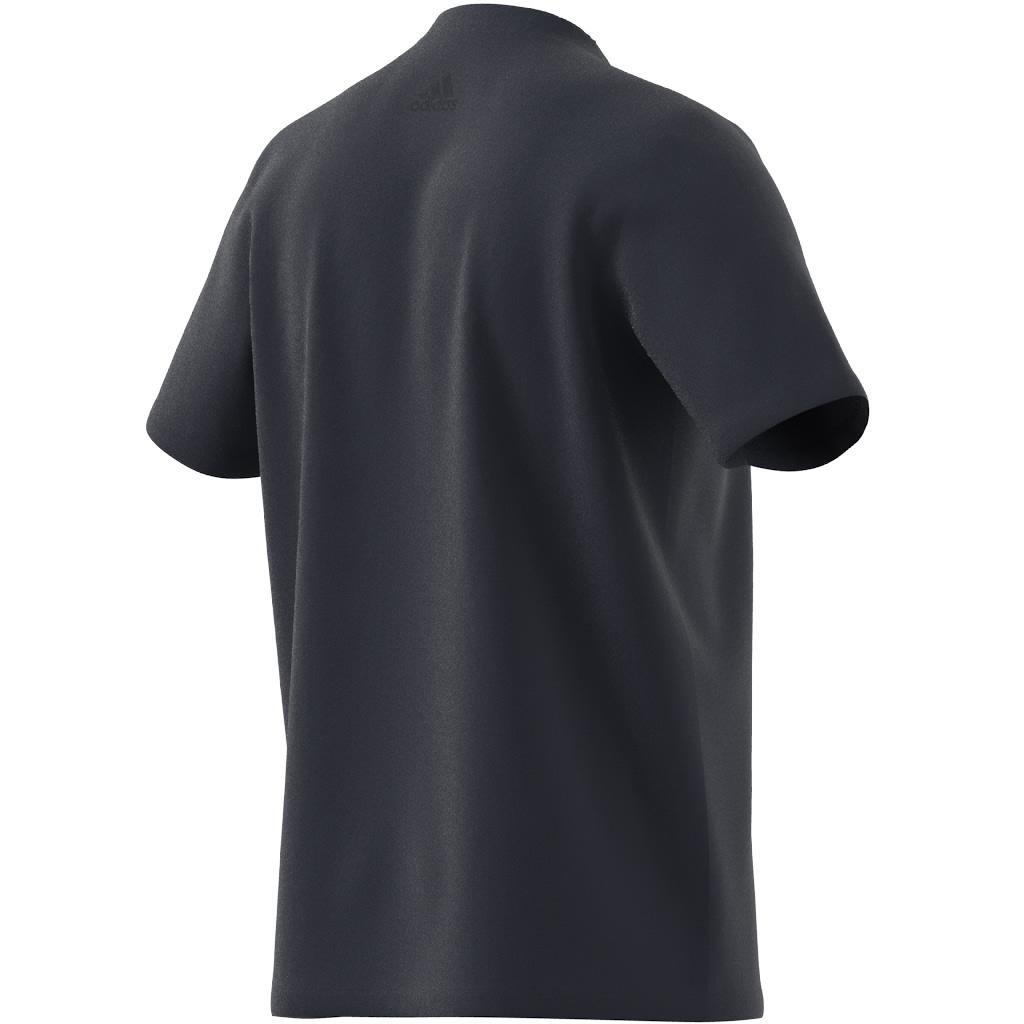 Essentials Single Jersey Big Logo T-Shirt, Blue, A901_ONE, large image number 2