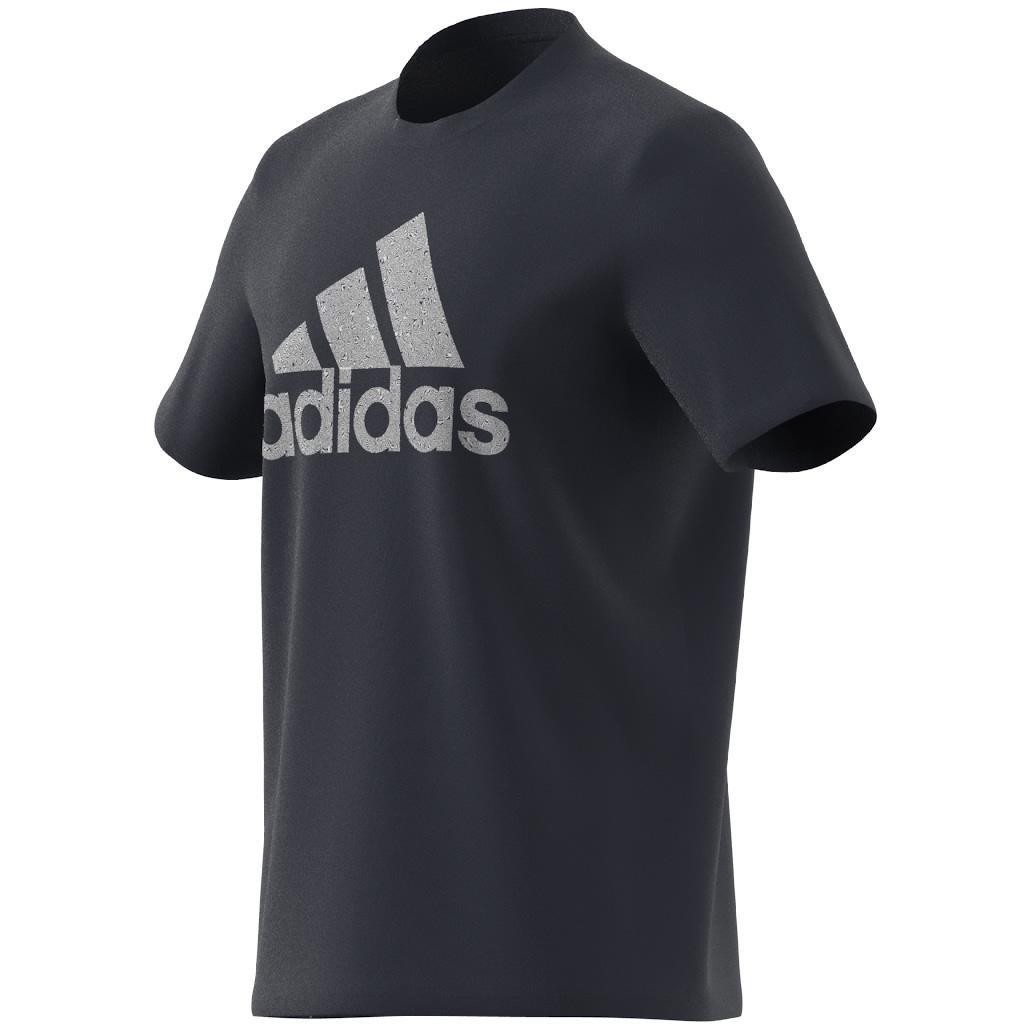 Essentials Single Jersey Big Logo T-Shirt, Blue, A901_ONE, large image number 4