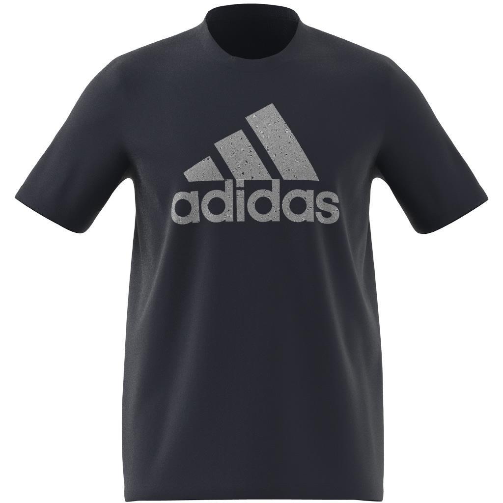 Essentials Single Jersey Big Logo T-Shirt, Blue, A901_ONE, large image number 5