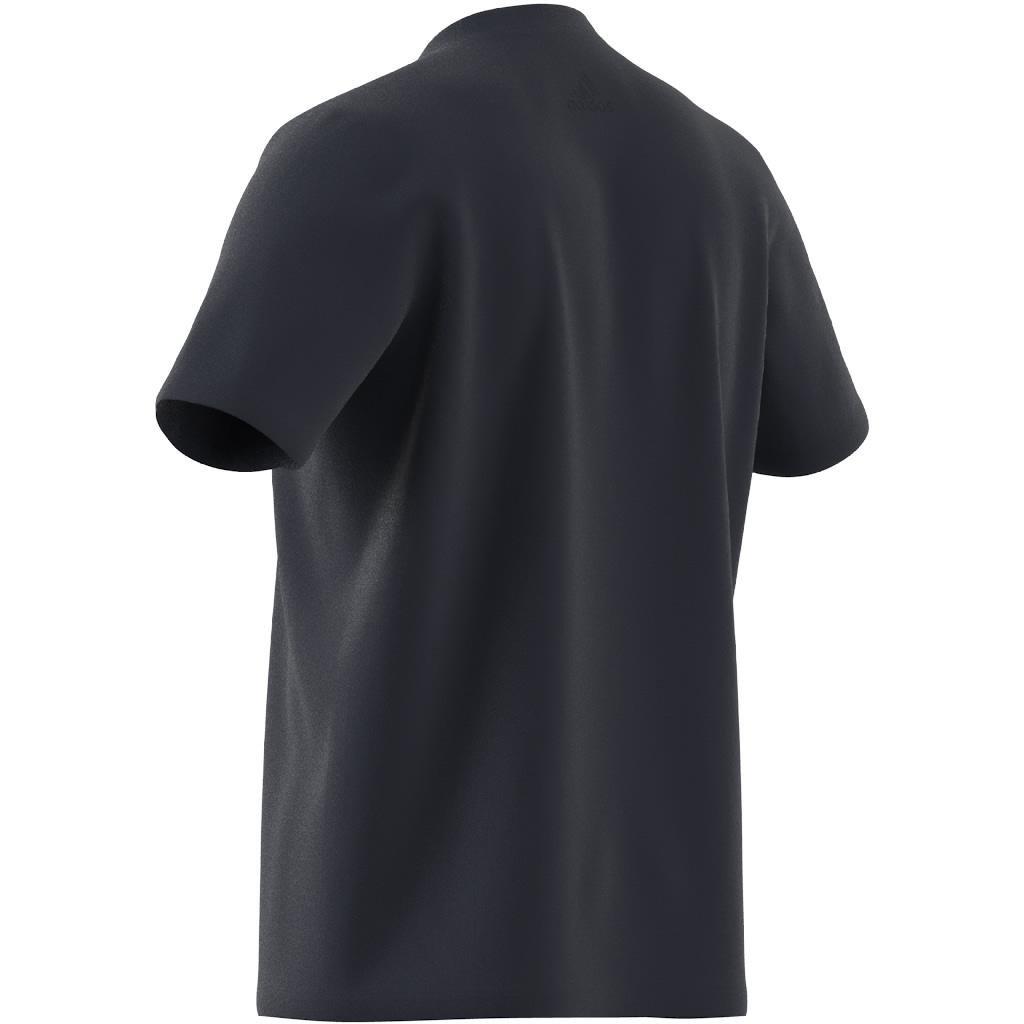 Essentials Single Jersey Big Logo T-Shirt, Blue, A901_ONE, large image number 6
