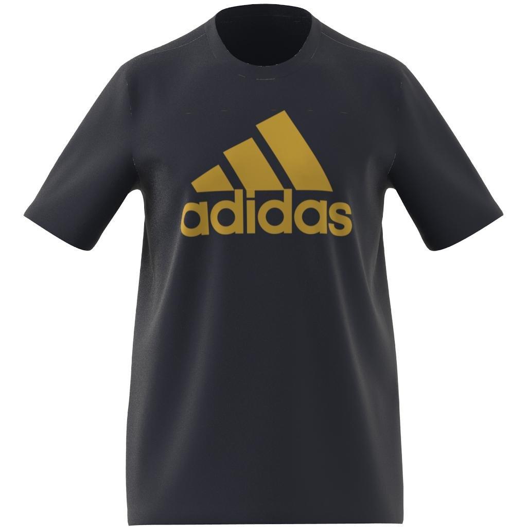 Essentials Single Jersey Big Logo T-Shirt, Blue, A901_ONE, large image number 9